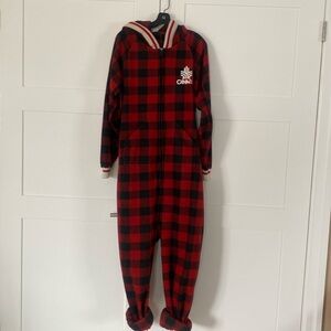 Mens Canada Fleece Onsie (large) by The Bay the Official Olympic Outfitter